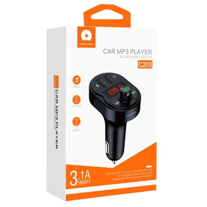 FM-трансмітер WUW C203 з функцією зарядки
