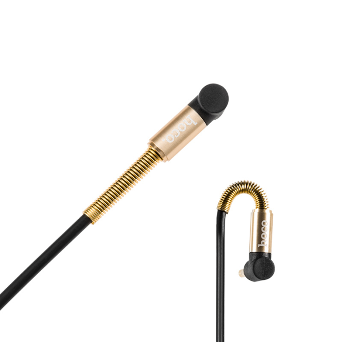 Кабель aux Hoco UPA02 (black) 3,5мм to 3,5мм, 1м