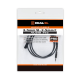 Кабель aux REAL-EL Audio Pro 3.5mm M – 3.5mm F (black) подовжувач, 1м