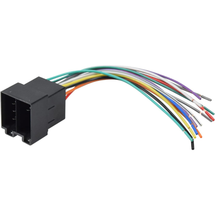 Роз'єм універсальний ISO Female (мама) для під'єднання автомагнітоли (євророзʼєм)