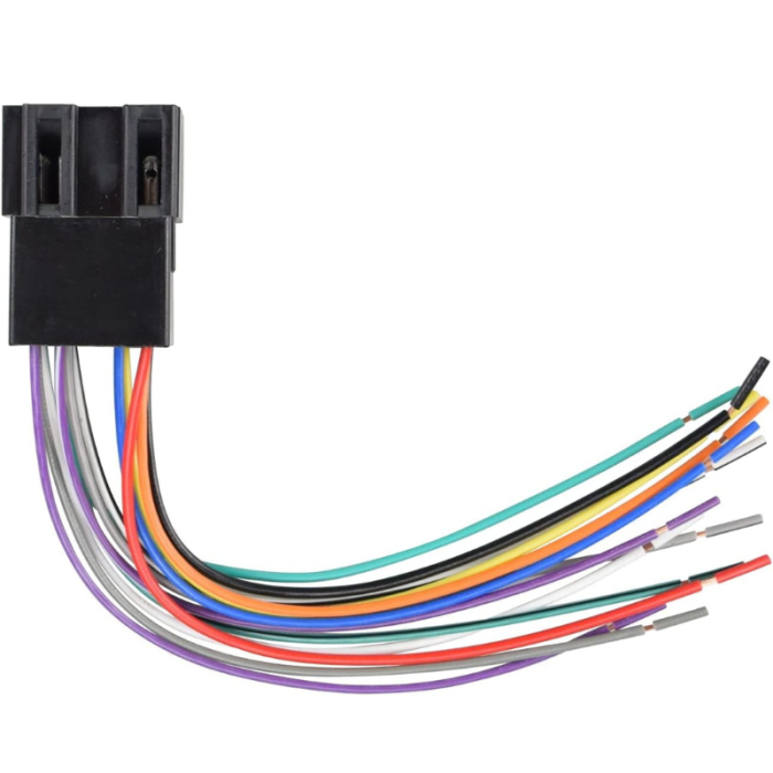 Роз'єм універсальний ISO Female (мама) для під'єднання автомагнітоли (євророзʼєм)