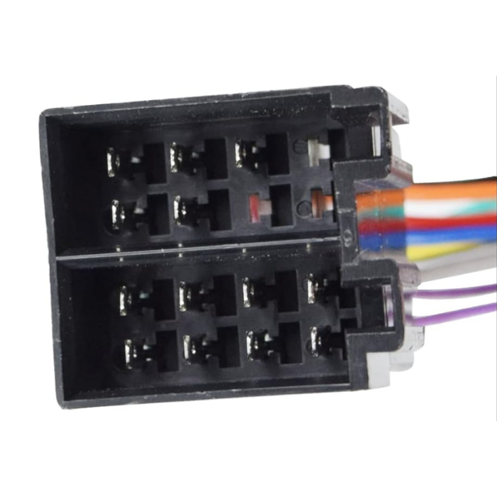 Роз'єм універсальний ISO Female (мама) для під'єднання автомагнітоли (євророзʼєм)