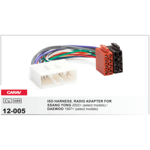 Перехідник ISO Carav 12-005 для Daewoo, SSang Yong