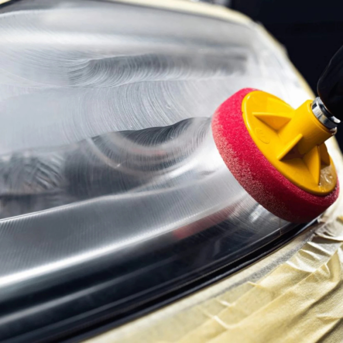 Губка K2 Lamp Doctor Pad для полірування фар (K533) 8см