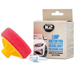 Губка K2 Lamp Doctor Pad для полірування фар (K533) 8см