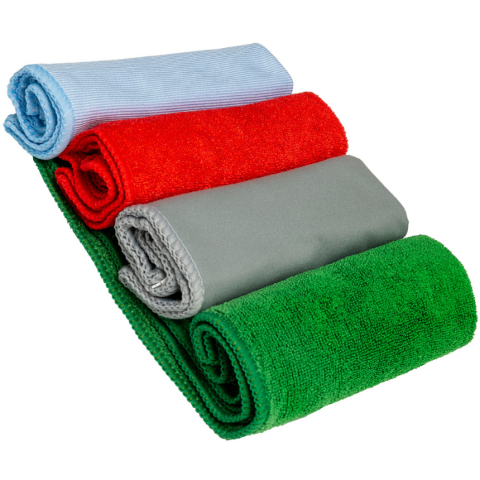 Набір ганчірок Turtle Wax з мікрофібри (X9314) 30x40 см 4 шт