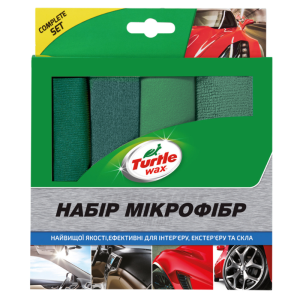 Набір серветок Turtle Wax з мікрофібри (X9314) 30x40см 4шт