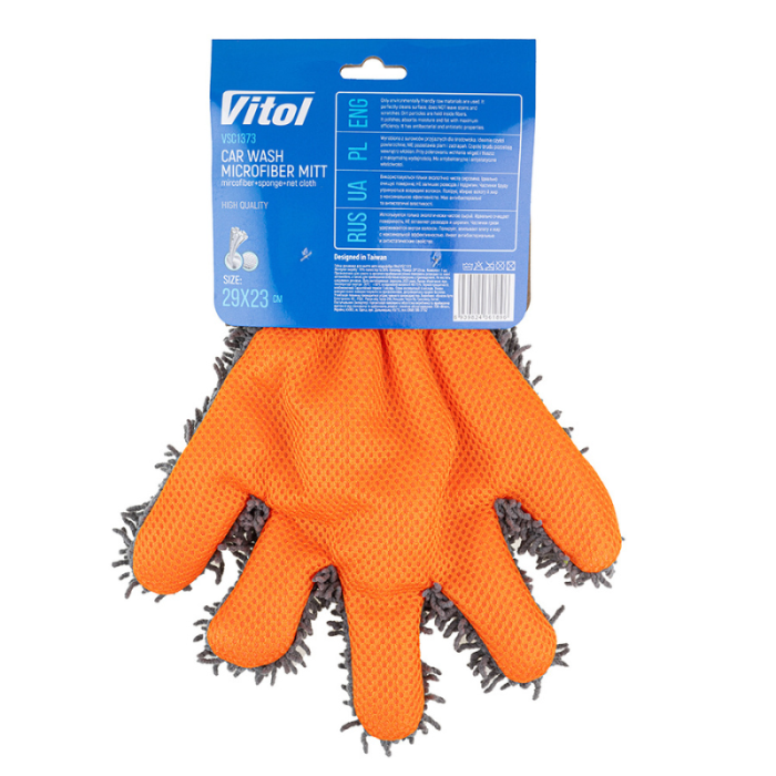 Губка-рукавичка для миття Vitol (VSC1373)