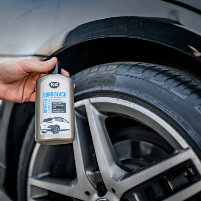 Очищувач (чорніння) K2 Bono Black для шин та чорного пластику (K030N) 250мл