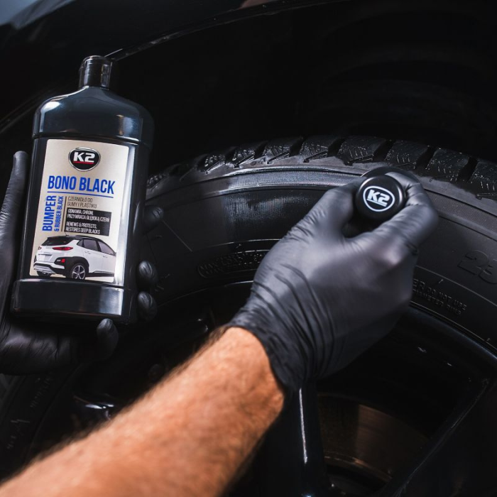 Очищувач (чорніння) K2 Bono Black для шин та чорного пластику (K035) 500мл