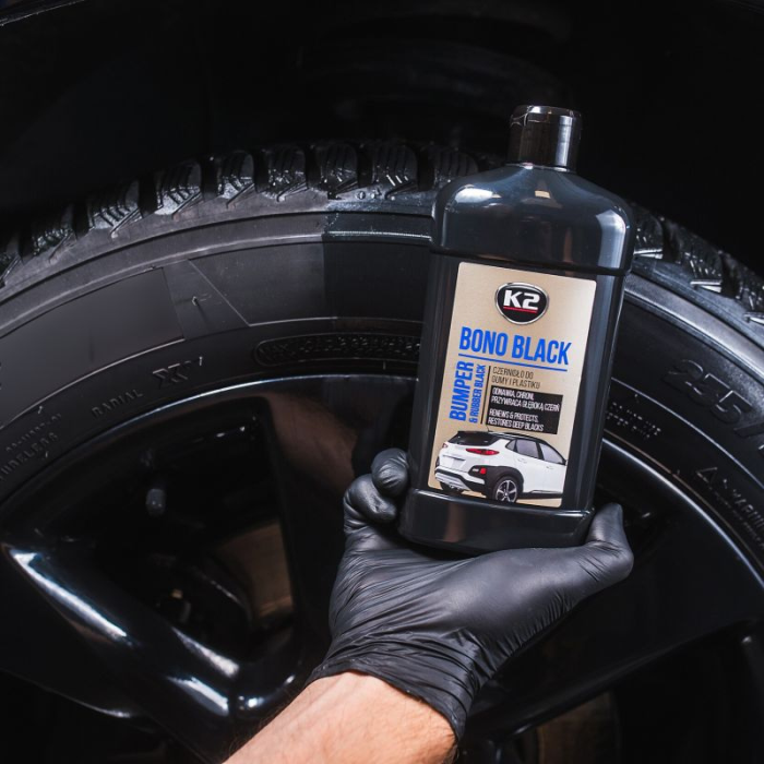 Очищувач (чорніння) K2 Bono Black для шин та чорного пластику (K035) 500мл