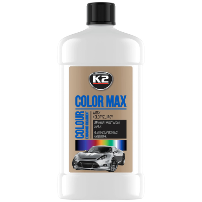 Полироль K2 Color Max White для кузова восковой белый (K025BI) 500мл