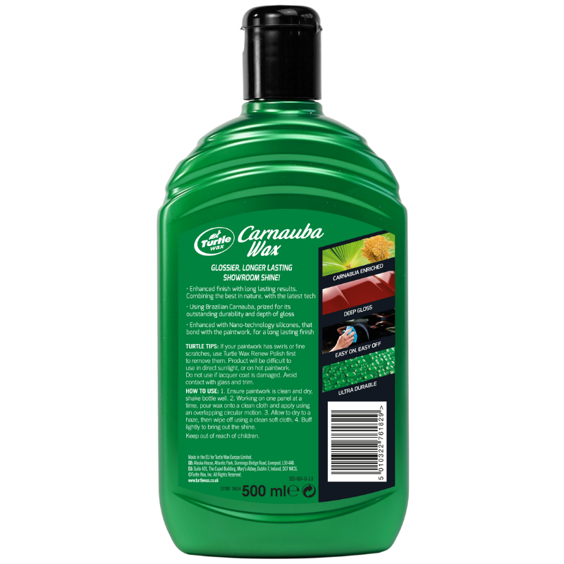 Поліроль Turtle Wax Carnauba Wax (53002) 500мл Поліроль Turtle Wax Carnauba Wax (53002) 500мл