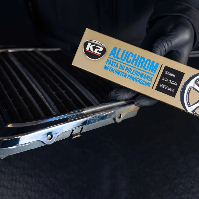 Паста K2 Aluchrom для полірування хромованих деталей (K0031) 120г