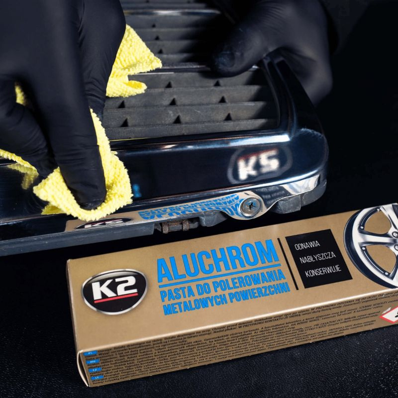 Паста K2 Aluchrom для полірування хромованих деталей (K0031) 120г
