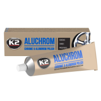 Паста K2 Aluchrom для полірування хромованих деталей (K0031) 120г Паста K2 Aluchrom для полірування хромованих деталей (K0031) 120г
