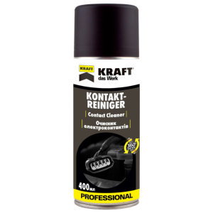 Очисник електроконтактів KRAFT Kontakt-Reiniger (KF014) 400мл