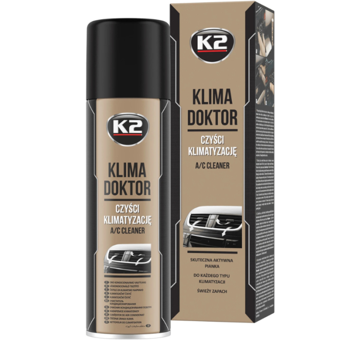 Очищувач K2 Klima Doctor A/C Cleaner для системи кондиціонування (W100) 500мл