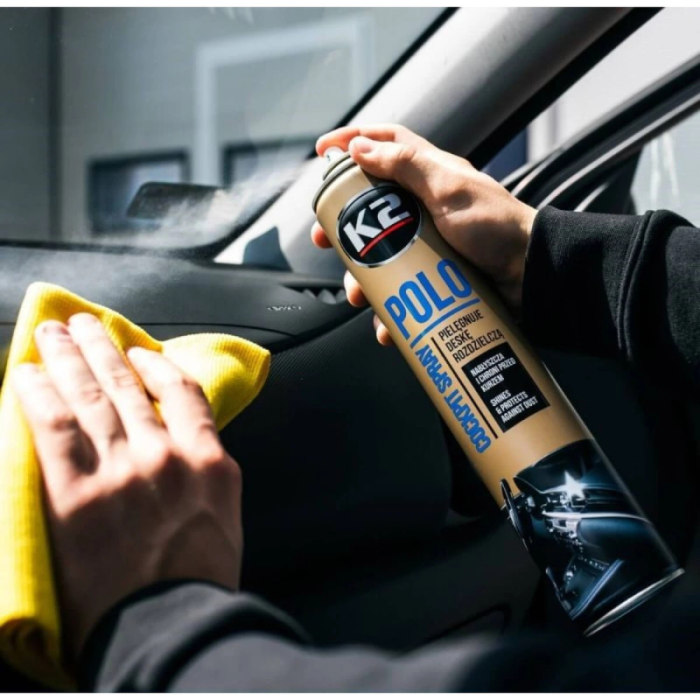 Поліроль для пластику K2 Polo Cockpit Лимон (K407CY1) аерозоль 750мл