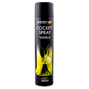 Полироль для пластика Motip Cockpit Spray Vanilla (Ваниль) аэрозоль (000782) 600 мл
