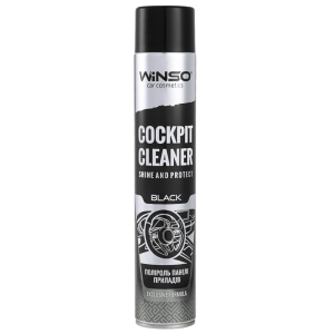 Поліроль для пластику Winso Cockpit Cleaner EXCLUSIVE Black аерозоль (870610) 750мл