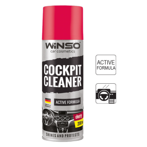 Поліроль для пластику Winso Cockpit Cleaner Cherry (Вишня) аерозоль (820290) 200мл