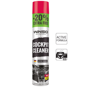 Поліроль для пластику Winso Cockpit Cleaner Cherry (Вишня) аерозоль (870590) 750мл