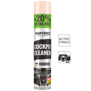 Поліроль для пластику Winso Cockpit Cleaner Peach (Персик) аерозоль (870580) 750мл