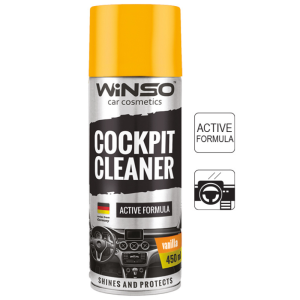 Поліроль для пластику Winso Cockpit Cleaner Vanilla (Ваніль) аерозоль (840530) 450мл