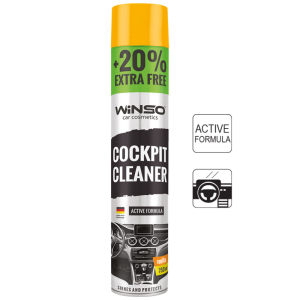 Поліроль для пластику Winso Cockpit Cleaner Vanilla (Ваніль) аерозоль (870530) 750мл