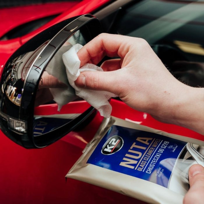 Серветки вологі K2 Nuta для очищення скла та скляних поверхонь (K500) 24шт