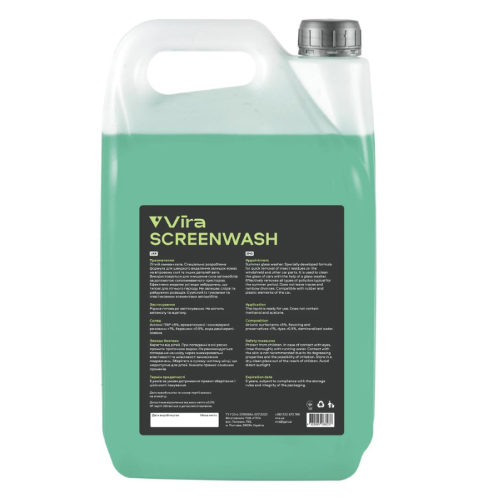 Омивач скла літній VIRA "Мохіто" 4л