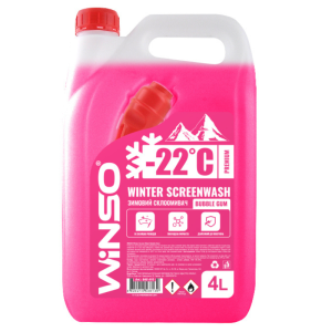 Омивач скла зимовий Winso Winter Screenwash Bubble Gum (-22⁰С) 4л