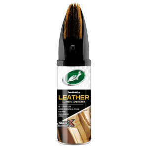 Очисник-кондиціонер для шкіри Turtle Wax LEATHER Cleaner зі щіткою (52895) 400 мл