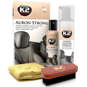 Набір К2 Auron Strong Set для догляду за шкіряною оббивкою (G421)