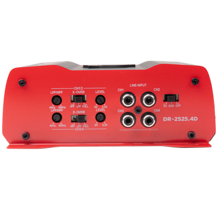 Чотириканальний підсилювач Crunch DR-2525.4D V-Drive