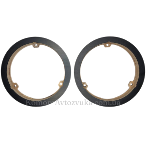 Проставки (подіуми) під динаміки 165 мм/6,5" для автомобілів Mitsubishi Lancer X, ASX в передні/задні двері (2 шт)