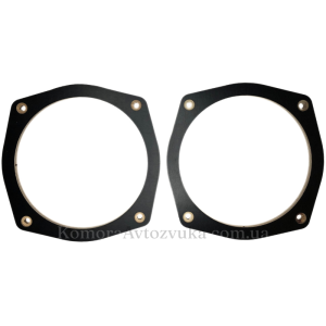 Проставки (подіуми) під динаміки 165 мм/6,5" для автомобілів Mitsubishi Lancer 9, Galant 9, Outlander 1 (2 шт)