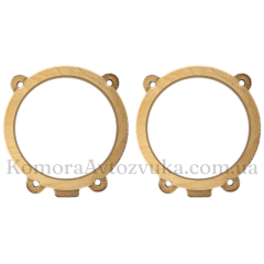 Проставки (подіуми) під динаміки 130 мм/5" для автомобілів Mercedes-Benz Vito (Viano, Sprinter) в передні двері (2 шт)