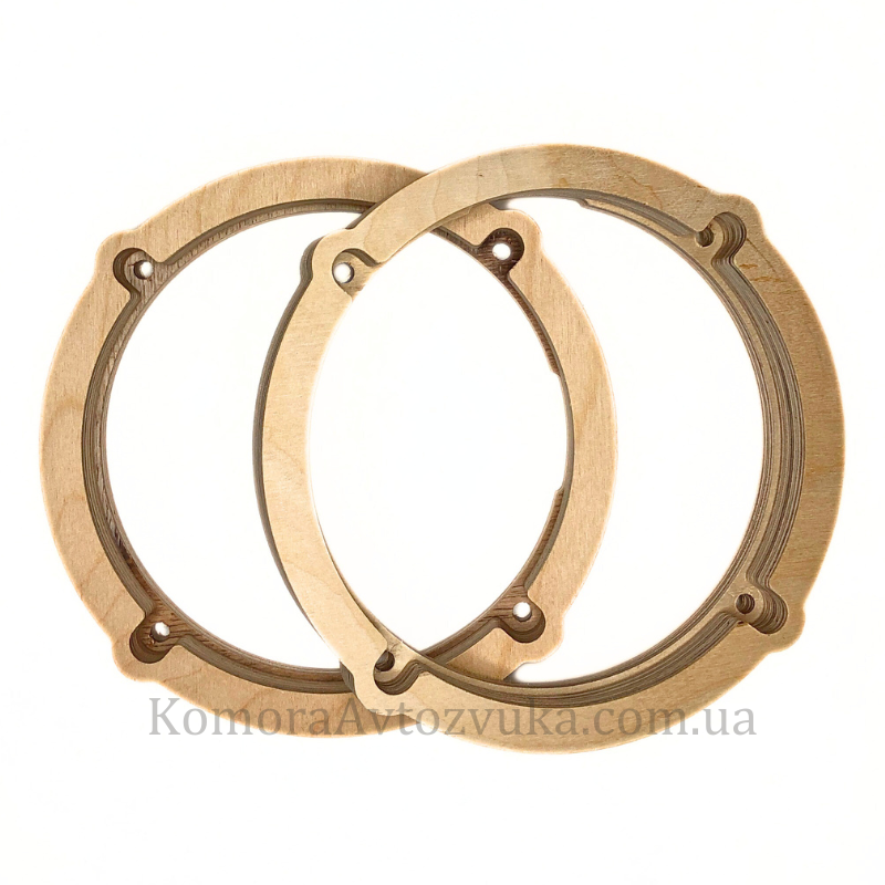 Проставки (подіуми) під динаміки 165 мм/6.5" для автомобілів Chevrolet Lacetti в передні двері (2 шт)