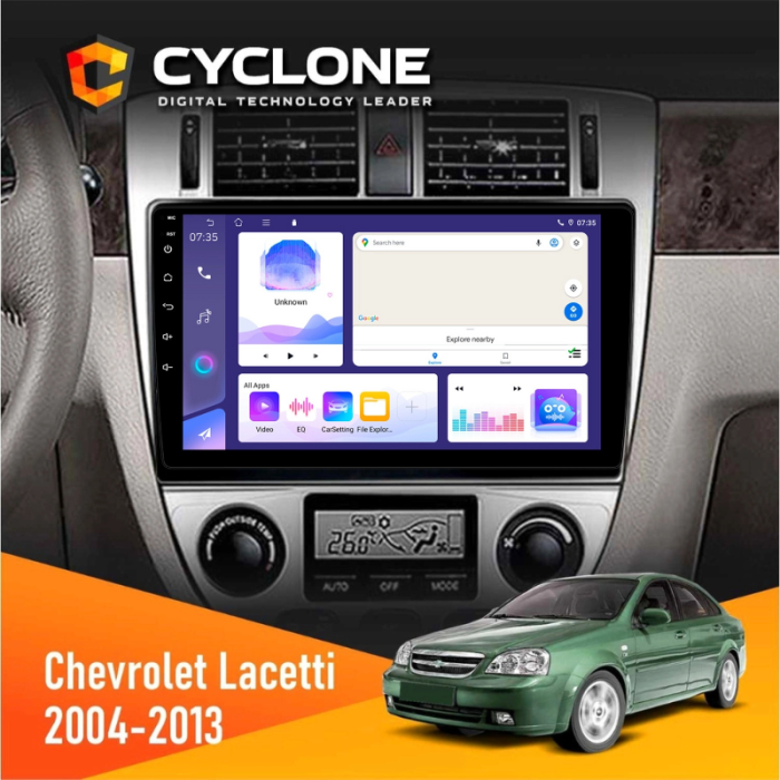 Штатная магнитола Chevrolet Lacetti (Sedan) для авто с климат-контролем