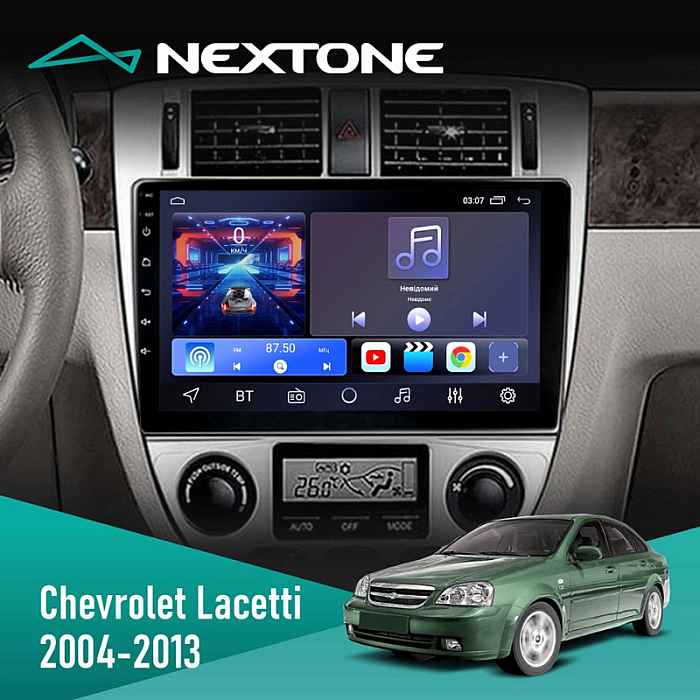 Штатна магнітола Chevrolet Lacetti (Sedan) для авто з клімат-контролем