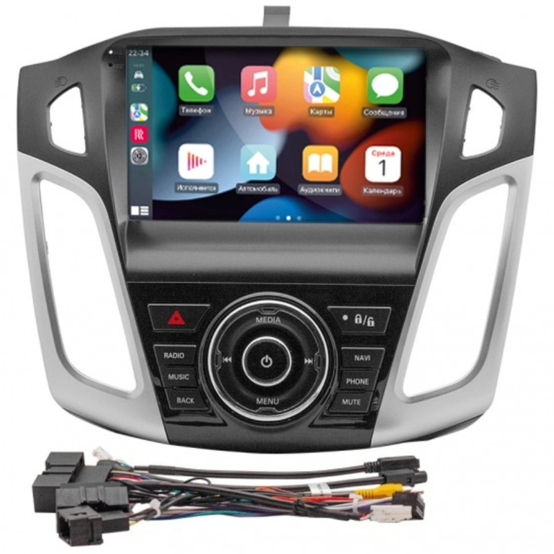 Штатна магнітола Ford Focus (2011-2019) з CAN адаптером