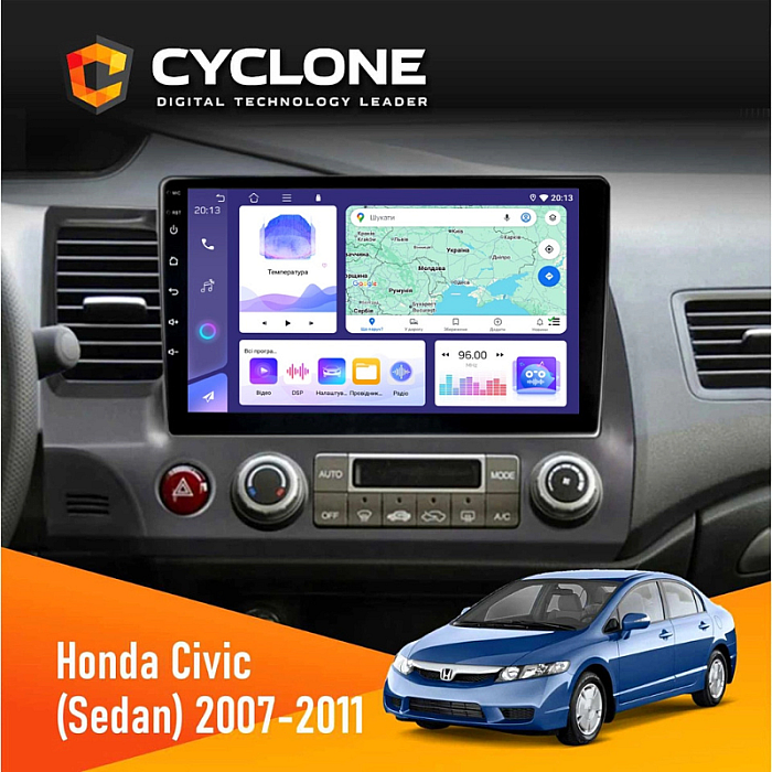 Штатна магнітола Honda Civic 4D (Sedan) (2007-2011)