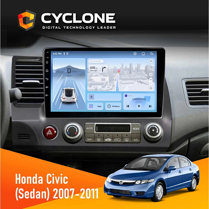 Штатна магнітола Honda Civic 4D (Sedan) (2007-2011)
