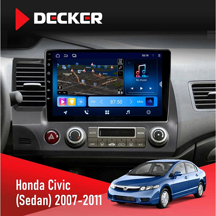 Штатна магнітола Honda Civic 4D (Sedan) (2007-2011)