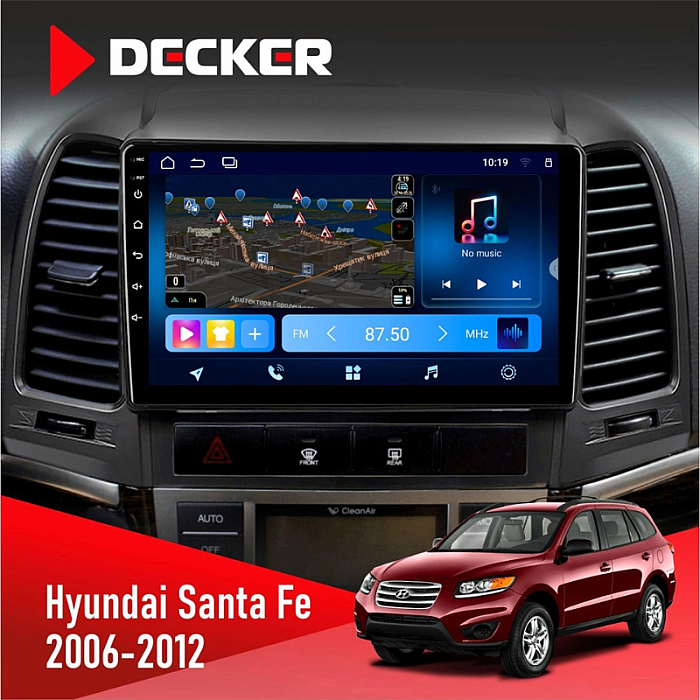 Штатная магнитола Hyundai Santa Fe (2006-2012)
