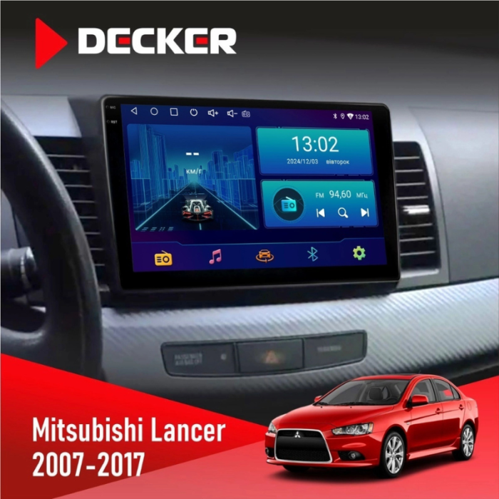 Штатная магнитола Mitsubishi Lancer X