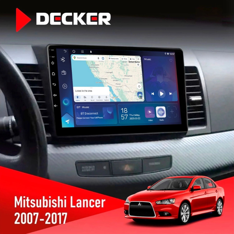 Штатная магнитола Mitsubishi Lancer X