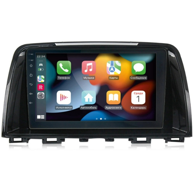 Штатная магнитола Mazda 6 (2012-2015) с CAN адаптером